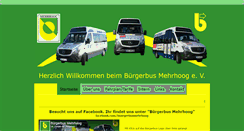 Desktop Screenshot of buergerbus-mehrhoog-bbm.de