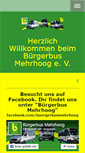 Mobile Screenshot of buergerbus-mehrhoog-bbm.de